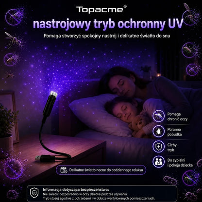 Topacme inteligentny projektor nocny 5D