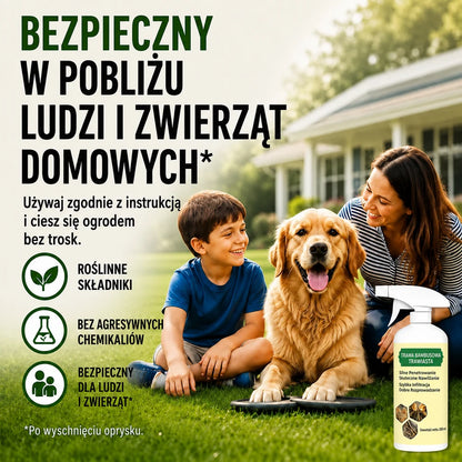 Naturalny spray na chwasty - polska grafika produktu