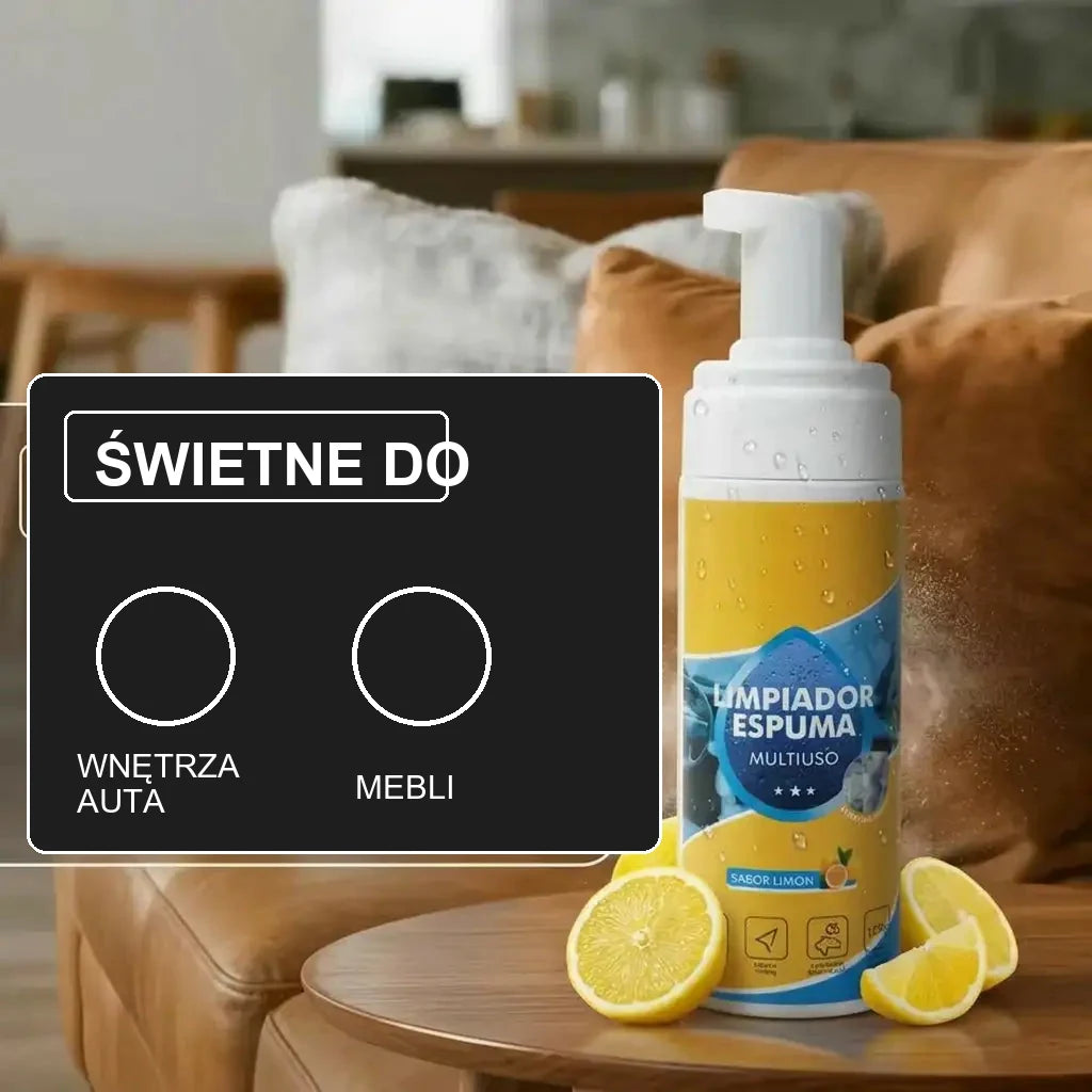 Wieloenzymatyczny piankowy środek czyszczący 4 w 1 - polska grafika produktu