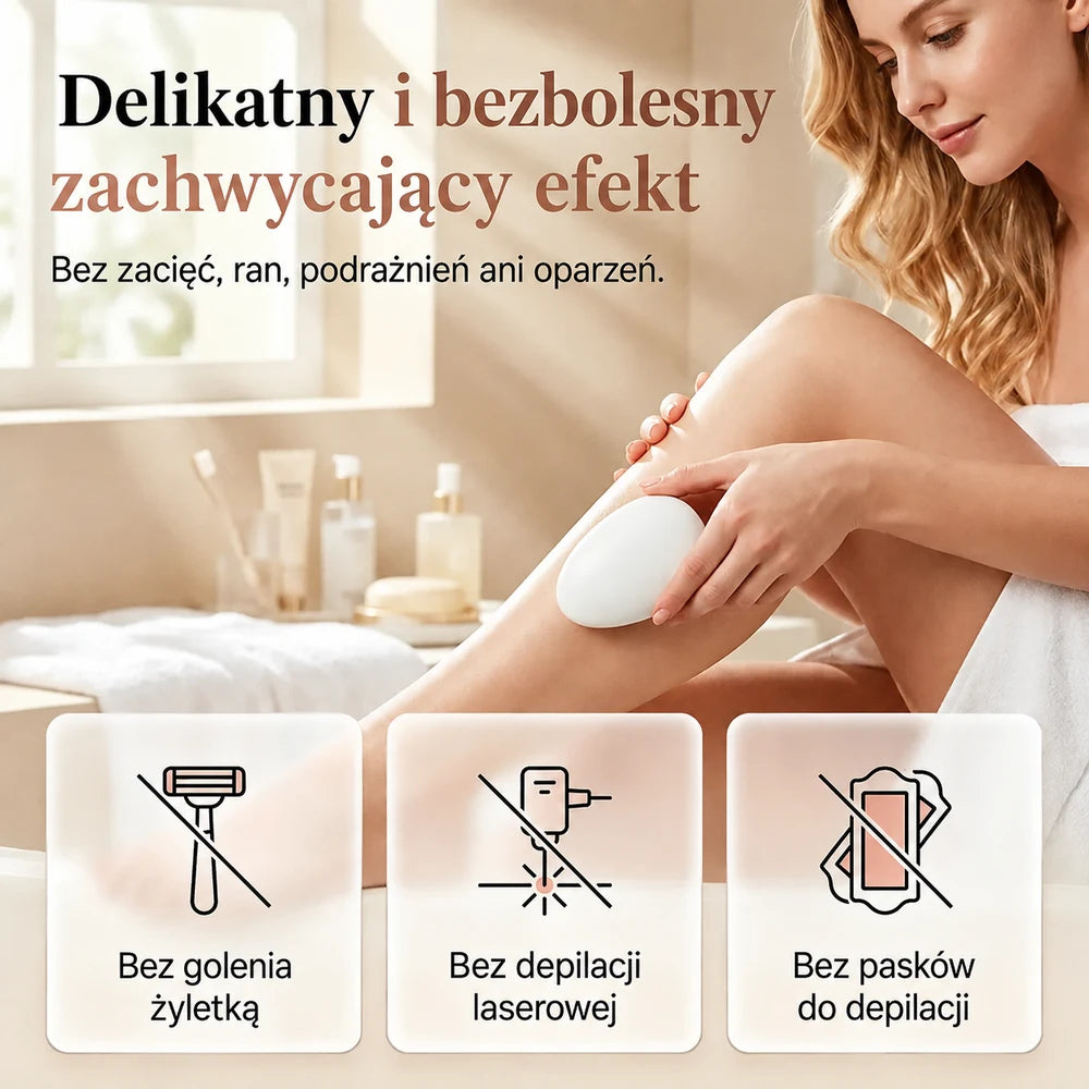 Krystaliczna gumka do depilacji - polska grafika produktu
