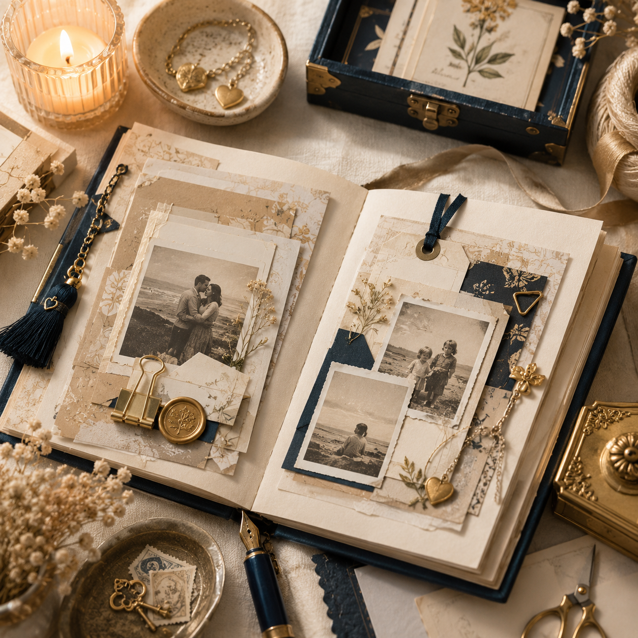 Mavriqio memory keeping handmade floral piece